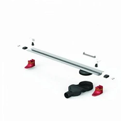 Душевой лоток Berges Super Slim 50 090178 хром матовый
