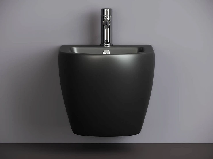 Биде подвесное Ceramica Nova Metropol CN4003MB черный матовый