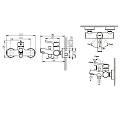 Смеситель для ванны с душем Bravat Palace F6172217CP-01-RUS хром