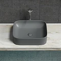 Раковина накладная Ceramica nova Element 505*380*150мм CN6052MDH антрацит матовая