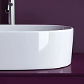 Раковина накладная Ceramica Nova Element CN6075 белая глянец