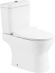 Унитаз-компакт BelBagno Steam BB130CPR с бачком BB130T и крышкой-сиденьем BB13
