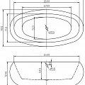 Акриловая ванна BelBagno 180x90 BB18 белая