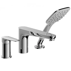 Смеситель на борт ванны Bravat Iguassu F5173218CP-1-RUS хром