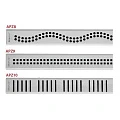 Душевой лоток AlcaPlast APZ10-Simple 550 с решеткой и опорами, хром