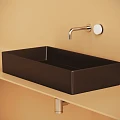 Раковина накладная Ceramica Nova Element CN6071MB черная матовая