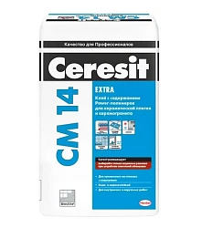Клей Ceresit CM 14 Express для плитки и керамогранита серый 5 кг
