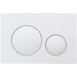 Кнопка смыва Veconi Flush V10 FLV10-W белый глянец кайма