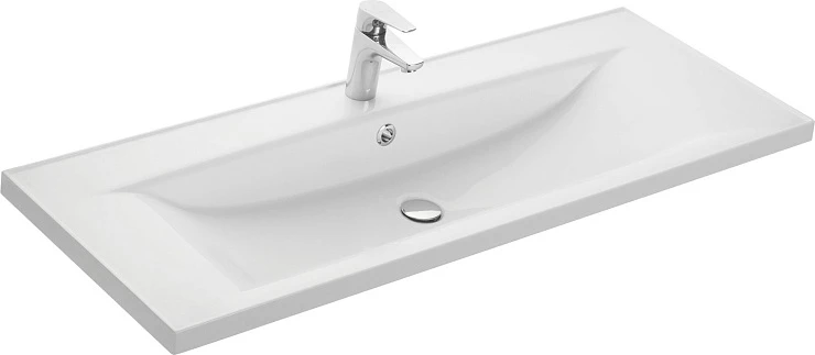 Тумба с раковиной Aquaton Мадрид 120 М белая