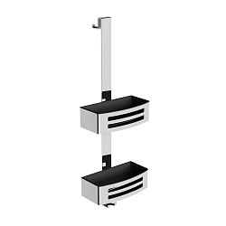 Полка Black&White SN-5564 2-ярусная, хром