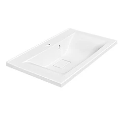 Раковина встраиваемая Vincea 75см VCB-3M750W белая глянцевая