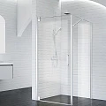 Душевой уголок BelBagno Marmi 60x100см MARMI-AH-1-60/100-C-Cr профиль хром, стекло прозрачное