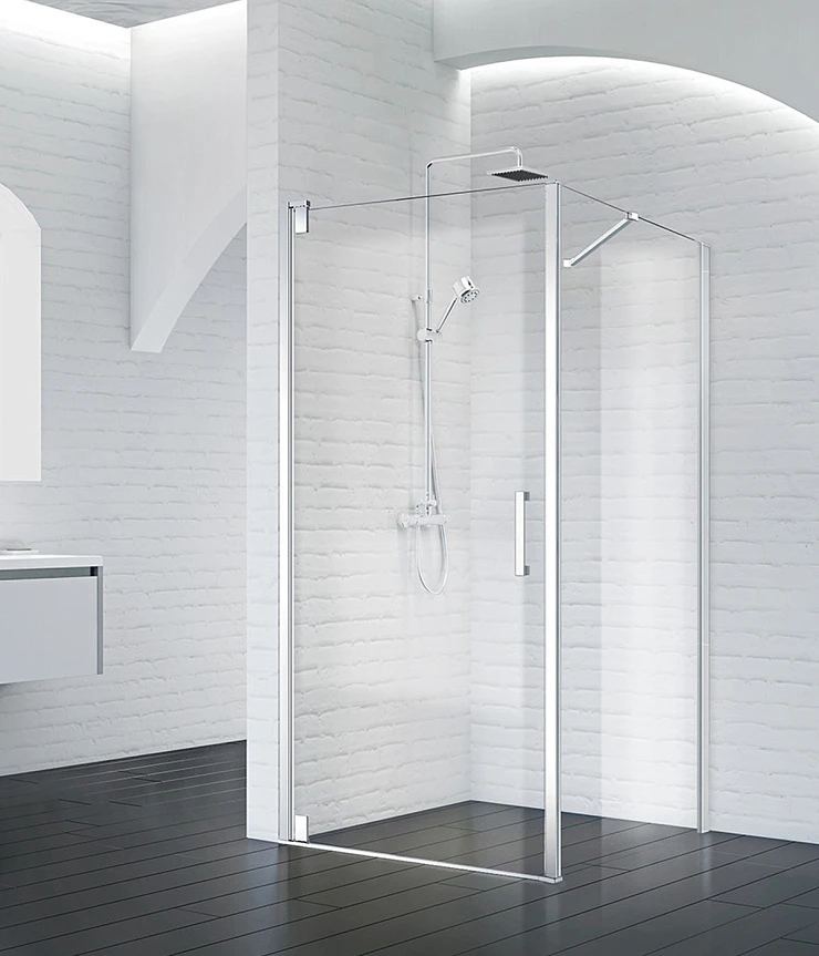 Душевой уголок BelBagno Marmi 70x100см MARMI-AH-1-70/100-C-Cr профиль хром, стекло прозрачное