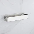 Полка Boheme Q 10965-NB с двумя крючками, никель браш
