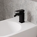 Смеситель для биде с донным клапаном Wasserkraft Abens 2006 черный матовый