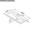 Тумба с раковиной AM.PM X-Joy 100 напольная, белый глянец