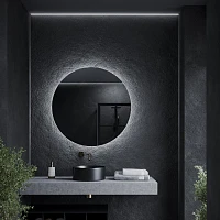 Зеркало для ванной комнаты SANCOS Sfera D1000  c  подсветкой , арт. SF1000