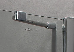 Душевая дверь в нишу Cezares 240см VERONA-W-B-22-240-P-Cr профиль хром, стекло рифленое