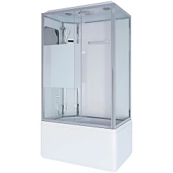 Душевая кабина Niagara Ultra 120х80см NG-307-01L профиль хром, стекло прозрачное / матовое