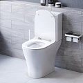 Унитаз-компакт Damixa Sirius DX86C8600SC белый глянец