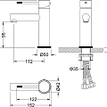 Смеситель для раковины Timo Saona 2361/17F золото матовое