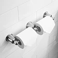 Держатель туалетной бумаги Art&Max двойной, хром