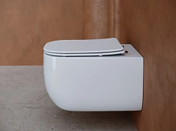 Унитаз подвесной Ceramica Nova Noel CN3013 белый глянец