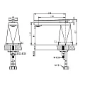 Смеситель для раковины Bravat DIAMOND F118102C-1-ENG хром