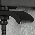 Смеситель для ванны с душем Gappo G3207-6 черный