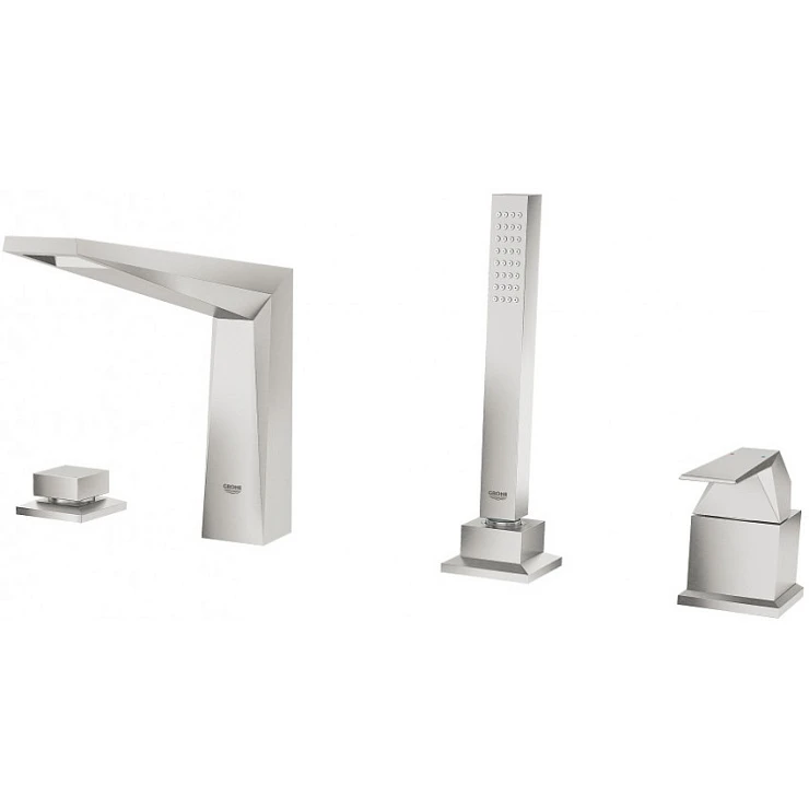 Смеситель на борт ванны Grohe Allure Brilliant 19787DC1 супер сталь
