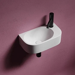 Раковина подвесная Ceramica Nova Element CN6066L белая глянцевая