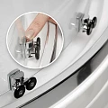 Душевой уголок Wasserkraft Lippe 80x80см 45S00 профиль хром, стекло прозрачное