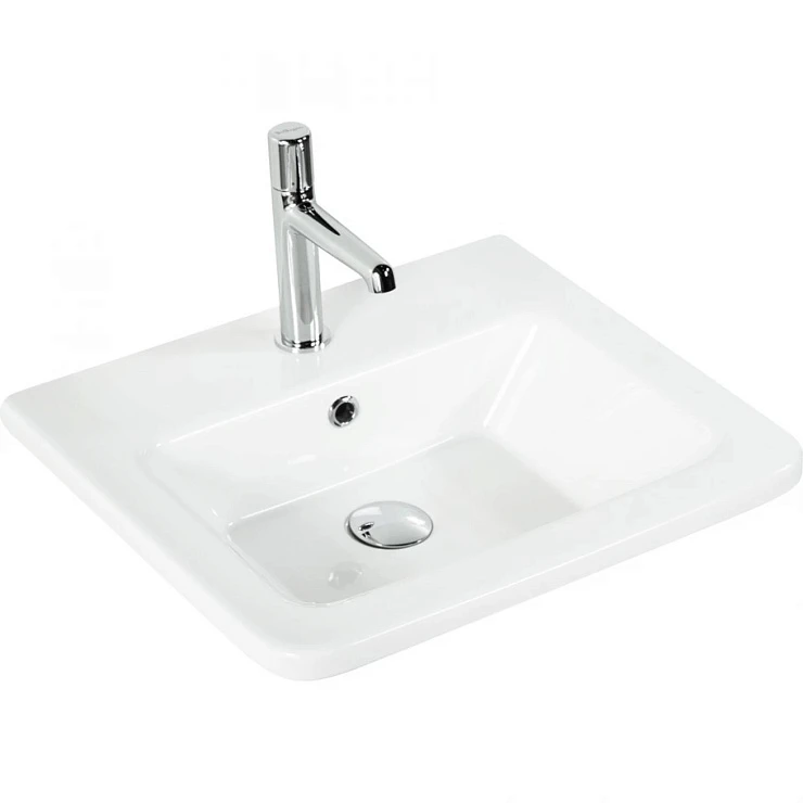 Раковина встраиваемая BelBagno Luxury 60см 12060-KL белая