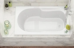 Акриловая ванна Vagnerplast Nike 120x70 VPBA127NIK2E-04 белая глянцевая