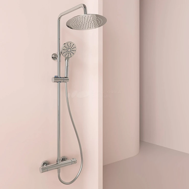 Душевая стойка Sancos Kanedo SC7200CH с термостатом, хром