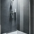 Душевая перегородка Riho Novik Z400 90см G003029120 профиль хром, стекло прозрачное