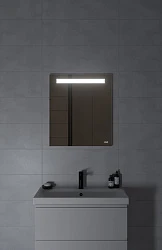 Зеркало Cersanit LED 010 base 60*70, с подсветкой, KN-LU-LED010*60-b-Os