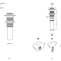 Донный клапан Bravat P6443BW-ENG черный
