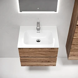 Тумба с раковиной Sancos Urban 60 дуб чарльстон
