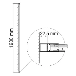 Расширительный профиль Wasserkraft Lippe D250