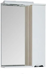 Зеркало-шкаф Aquanet Гретта 60 173985 белый/светлое дерево