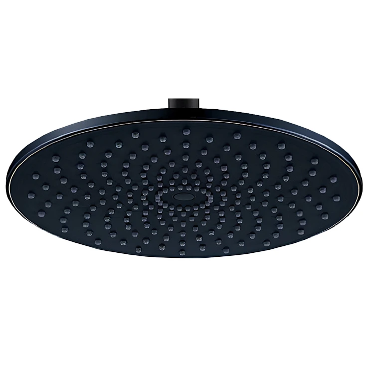 Верхний душ BERGES NARDIS R BLACK 072004 черный матовый