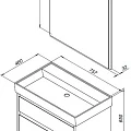 Мебель для ванной Aquanet Nova Lite 75 242903 белый