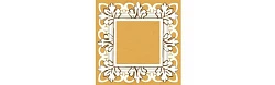 Декор Алмаш жёлтый глянцевый 9,8x9,8x0,69, 1, шт