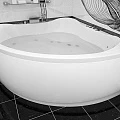 Акриловая ванна Aquanet Malta New 150x150 с каркасом 00205410 белая глянцевая