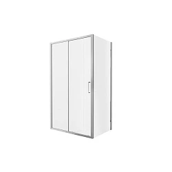 Душевой уголок Bravat Line 120x80см BS120.3101A профиль хром, стекло прозрачно