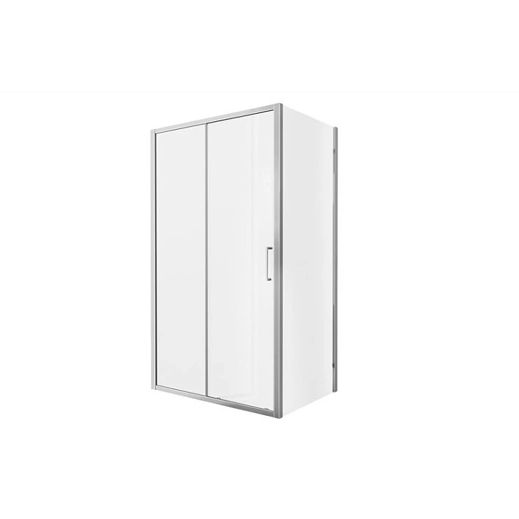 Душевой уголок Bravat Line 120x80см BS120.3101A профиль хром, стекло прозрачно