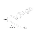Держатель туалетной бумаги Fixsen Sofita Crystal SF-35010 хром