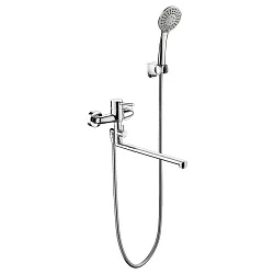 Смеситель для ванны с душем Bravat Slim F6332366CP-01L-RUS хром