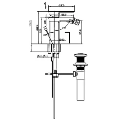 Смеситель для биде Bravat Phillis F356101C-ENG хром